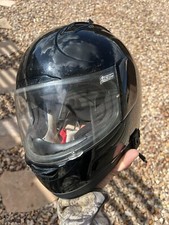 ICON Alliance Helmet Gloss Black Small With Hydradry Liner Shield -FREE SHIPPING picture