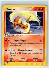 Flareon 5/100 Holo Rare Sandstorm Pokemon Lightly Played picture