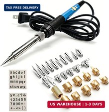 Wood Burning Kit, 30Pcs Wood Burning Tool Adjustable Temperature 200~450 °C picture