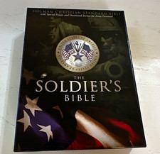 Holman HCSB The Soldier's Bible, Imitation Leather, Ribbon Bookmark, Inscribed picture