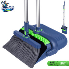 Broom and Dustpan Combo Set for Home Floors Broom and Dust Pan Combo... picture