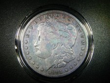 FINE/VF 1881-S MORGAN SILVER DOLLAR BEAUTIFULLY TONED COLLECTOR GRADE M2236 picture