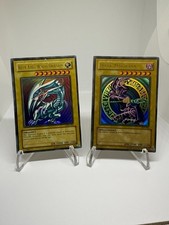 2002 Yu-Gi-Oh Starter Deck Yugi & Kaiba - Dark Magician SDY-006 + Blue-Eyes SDK picture