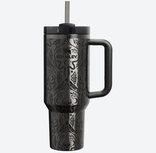 Stanley Deadly Damask 40oz Halloween Quencher H2.0 FlowState Tumbler NIB picture
