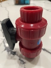 Nibco Kynar Chemtrol Ball Valve 3/4” .  # S65TB V.   New in original box PVDF picture