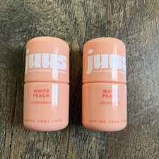 Juus White Peach Aluminum-Free Mini Deodorant 0.35 oz Travel Size NEW 2 picture