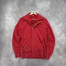 Puma X Ferrari Full Zip Button Up Embroidered Logo Jacket Size S picture