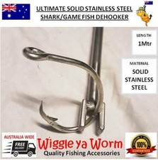 Solid Stainless Steel Shark Dehooker 1m Long Reach Rustproof Australian Made picture