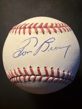 Tom Browning Signed OMLB Baseball Cincinnati Reds Perfect Game Pitcher Auto picture