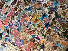 100+ US Vintage Postage Stamps Off Paper - NO DUPLICATES &  picture