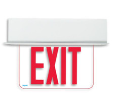 Beghelli OL2Plus OL2-SA-LR1-CCR-PLUS-BA Edge-lit Exit Sign picture