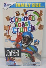 Justin Jefferson Cinnamon Toast Crunch Limited Ed NFL Box Cereal Celebrations picture