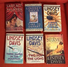 Lindsey Davis Lot 6 Marcus Didius Falco Mystery Book Series Ancient Rome Romance picture