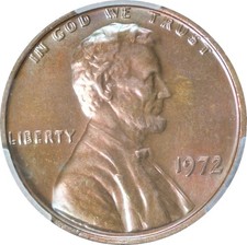 1972 MS65 Doubled Die Obverse Lincoln Penny BN PCGS 38221413 picture