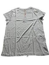 Quince Cotton Modal Crew Neck Swing Tee Womens S White Short Sleeve T-Shirt NWT picture