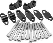 BikeMaster 152269 BikeMaster Aluminum Handlebar Riser 1in - Black picture