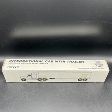 Ertl 1991 international cab with trailer #9998 Chrysler New Never Unboxed *Read* picture