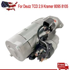 NEW 12V Starter Fits For Deutz TCD 2.9 Kramer 8095 8105 Terex TC85 1000124272 picture