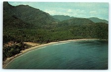 Postcard Trinidad Maracas Bay aerial view postcard. picture