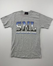 NBC Experience Store SNL Shirt Mens Small Gray Live From New York Graphic Tee picture