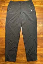 Athleta Trekkie North High Rise Jogger Pants Black Women's Size 14 Tall 14/T picture