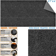 2.7 X 6 HEAVY DUTY RUNNER RUG COMMERCIAL RESIDENTIAL FLOOR MAT FOR HIGH-TRAFFIC picture