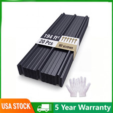 Garvee Ribbed Metal Roofing Panels, 195 Ft², 70.9'' L x 19.8'' W, 20 Pcs 3 COLOR picture