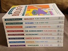 Janice VanCleave’s FOR EVERY KID 8 Book Complete Set of Sciences Wiley  picture