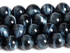 Blue Tiger Eye Beads Natural AAAA Gemstone Round Loose Beads 6MM 8MM 10MM 12MM picture