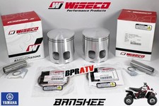 Banshee Wiseco Pistons Piston Set Pair 64mm 64 mil Stock Bore Pro Lite Standard picture