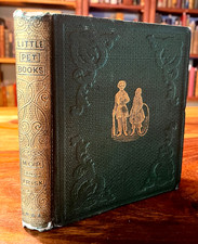 Antique Decorative Book Rare First Edition 1863 Gilt Cloth Mop & Frisk Illust'd picture