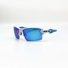 Oakley Flak 2.0 XL OO9271 White Blue Frame Prizm Sapphire Sunglasses New w/ Box picture