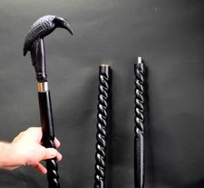Brass Vintage Cane Designer Engraved Handle Victorian Wooden Cane Walking Stick picture