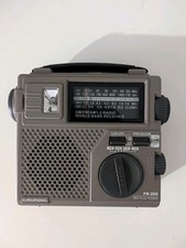 GRUNDIG FR200 Emergency Radio AM/FM/SW 1,2 World Band Receiver, Hand Crank Works picture