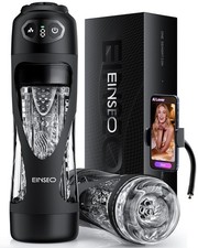 Male Deep SUCKING Masturbaters Pocket Pussy Stroker Cup FOR-MEN APP Lubricants picture