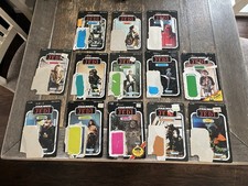 Star Wars Vintage Kenner Cardbacks X 13 Inc Lando, Han Solo, 4-LOM, ERG, Lumat picture