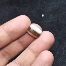 Ancient Tibetan Himalayan Banded Agate Stone Dzi Bead in Good Condition picture