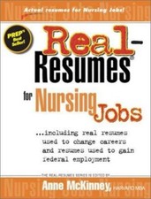 Real-Resumes Ser.: Real-Resumes for Nursing Jobs : Including Real Resumes... picture