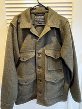 Vintage Filson Mackinaw Wool Cruiser Jacket - MADE IN USA of US Wool picture