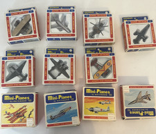 VTG Bachmann Mini-Planes WWII Lot Of 11 With Original Boxes 1970s HTF RARE picture