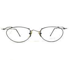 Vintage Arte Eyeglasses Frames MOD. 5003 COL.1108 Gunmetal Oval Wire 49-20-125 picture