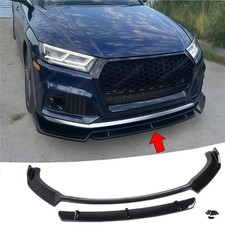 Gloss Black Front Lip Splitter Fit For AUDI Q5 MK2 Q5 S-Line SQ5 2018-2020 picture