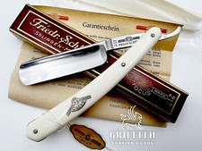 Unused NOS Friedrich Schlemper FOCUS Solingen Straight Razor - New SEALED RARE picture