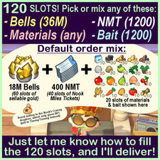 Pick/Mix Bells, Nook Miles Tickets etc [120 SLOTS] Animal Crossing:New Horizons picture