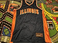 Vintage Illinois Fighting Illini Basketball Jersey Colosseum Athletics #5 Medium picture
