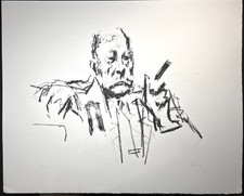 Jack Levine-Texas Delegate-Large 1970s LTD Signed Lithograph–NYC Social Realist picture