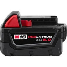 Milwaukee M18 REDLITHIUM XC5.0 18V 5.0Ah Battery 48-11-1850 New Sealed picture