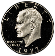 1977-S Proof Eisenhower Dollar 1$ picture