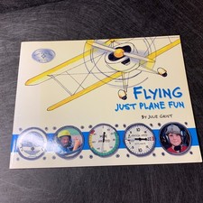Flying Just Plane Fun by Julie Grist Vintage Kids Aviation Picture Book  picture