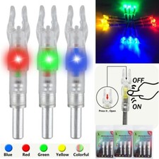 3/6/12Pcs Automatic LED Lighted Nocks Archery Arrows ID 6.2mm Arrow Nock Tail picture